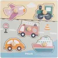 PolarB Viga 44069 PolarB Puzzle z uchwytami - Transports