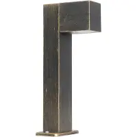 QAZQA Lampadaire d'extérieur industriel or antique 35 cm IP44 - Baleno