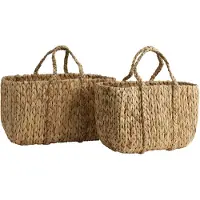 Nordal Paniers/sacs Osa naturel - lot de 2 pièces