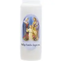 COSY&TRENDY Bougie 9 Jours Blanc H.familie 6.8x18nl-met Gebed