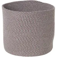 Broste Copenhagen Corbeille Brady gris - Ø36xh32cm