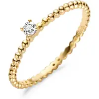 Blush Bague en or jaune 14 carats avec zircone 1112YZI