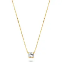 Blush Collier en or jaune 14 carats avec zircone 3049YZI