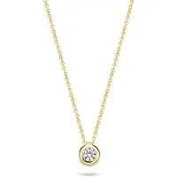Blush Collier en or jaune 14 carats avec zircone 3067YZI