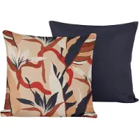 De Witte Lietaer Housse de Coussin Décoratif De Witte Lietaer Junglecat Dress Blues 40 x 40 cm (Ensemble de 2)