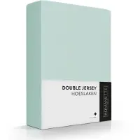 Romanette Drap-housse Romanette Misty Green (Double Jersey)-Lits Doubles (140/150 x 200/210/220 cm)