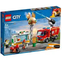 LEGO City Intervention des pompiers au restaurant Burger, 60214