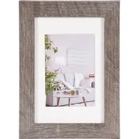 Henzo Cadre photo Modern - 15x20cm - Gris foncé