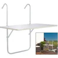 Huismerk Table de balcon pliable HI 60 x 40 x 1,2 cm, blanche