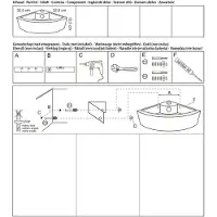 Differnz Hera Hoekfontein keramiek 32.5 x 32.5 x 12.5 cm (325 mm, 325 mm)