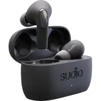 Sudio Écouteurs intra-auriculaires E2 True Wireless ANC Noir