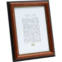 Deknudt Cadre photo Classic marron en bois 13x18 S222H3