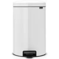 Brabantia NewIcon Poubelle à pédale 20 Litres Blanc