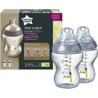 Tommee tippee Natural Start Anti-Colic biberon Slow Flow 0m+ Frog 2x260 ml
