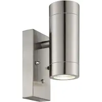 LumenXL Applique extérieure design en acier inoxydable 2 spots - Saul