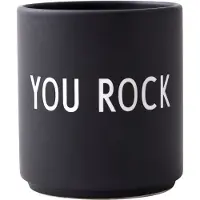Design Letters Tasse - Favourite - Porcelaine - Noir Vous Rock - - UneTaille - Tasse
