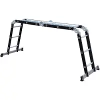 Escalo Galico Multifold 4-en-1 echelle pliante avec plate-forme