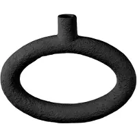 Present Time Vases, caches pots d'intérieur RING - Noir - Unique