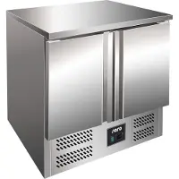 Saro Établi réfrigéré en acier inoxydable | 90 x 70 x 85/88,5 cm