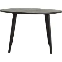 Nordal Table De Salle À Manger Ronde A/s Hau -bois Noir | 6955