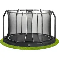 Salta Premium Ground Combo 396cm Black Trampoline Gris Enfants