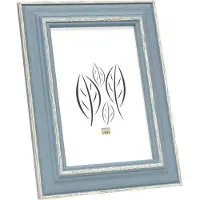 Deknudt Cadre photo bleu avec accent naturel 21x29.7 S221F6