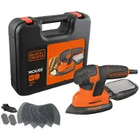 Black & Decker - Mouse Detail Sander - 120 watts - Avec accessoires et mallette