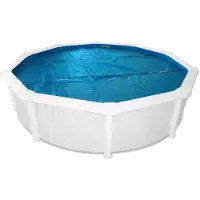 Interline Bâche d'été pour piscine Ø 4,60 m Couverture d'été 0,18 mm