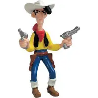 Plastoy Lucky Luke avec 2 pistolets - Figurine de jeu