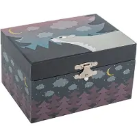 Trousselier Coffret Musical Phosphorescent Ours Dans La Forêt -