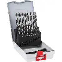 Bosch Hss Pointteq Metal Drill Bit 19 Pieces Argenté