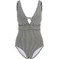 s.Oliver Maillot de bain noir / blanc