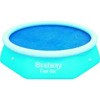 Bestway Bâche à Bulles Isolante Ø 244 cm Piscine Ronde