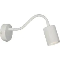 Nordlux Explore Lampe de lecture LED sur col de cygne, Variante : Ø 55 x 350 mm, GU10, 7 W, blanc