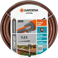 Gardena Couronne de tuyau d'arrosage FLEX 15 m + renfort tricoté en carbone Ø 13 mm