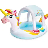 Intex Unicorn 254x132x109 Cm Round Inflatable Pool Multicolore 130 Liters