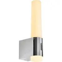 Nordlux Applique LED Veilleuse Helva Chrome IP44 6,8W 600lm blanc chaud 3000K avec interrupteur tactile