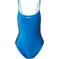 Superdry Code Essential Tape Swimsuit Bleu M Femme