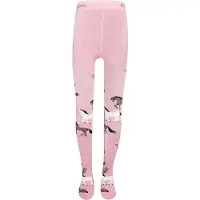 Ewers Collant marron / rose / blanc