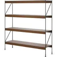 Audo Copenhagen Zet Lot de Rangement H158 | Black | Dark Stained Oak