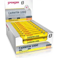 Sponser Sport Food Boîte De Suppléments Carnitin 1000 Pêche 25ml 30 Unités