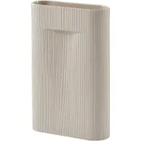 Muuto Ridge Vase Beige | H: 48.5 cm