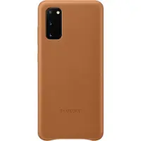 Samsung Galaxy S20 Back Cover Cuir Brun