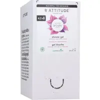 ATTITUDE Gel douche , EWG Vérifié, Testé dermatologiquement, Végétal et minéral, Thé blanc, Recharges