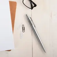 Parker Stylo à bille personnalisé Jotter - Gaucher (argent)