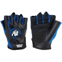 Gorilla wear Gants d'entraînement Mitchell - Gants de fitness - Noir/Bleu - M