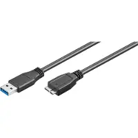 GOOD CONNECTIONS USB 3.0 Kabel A-Micro B schwarz 2m