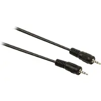 InLine - Câble audio - jack micro stéréo mâle pour jack micro stéréo mâle - 5 m - noir