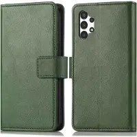 IMoshion Étui de télephone portefeuille de luxe pour Samsung Galaxy A13 (4G) - Vert