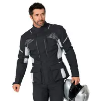 FASTWAY Touring Men 191 Veste Textile Noir/Gris 58 hommes